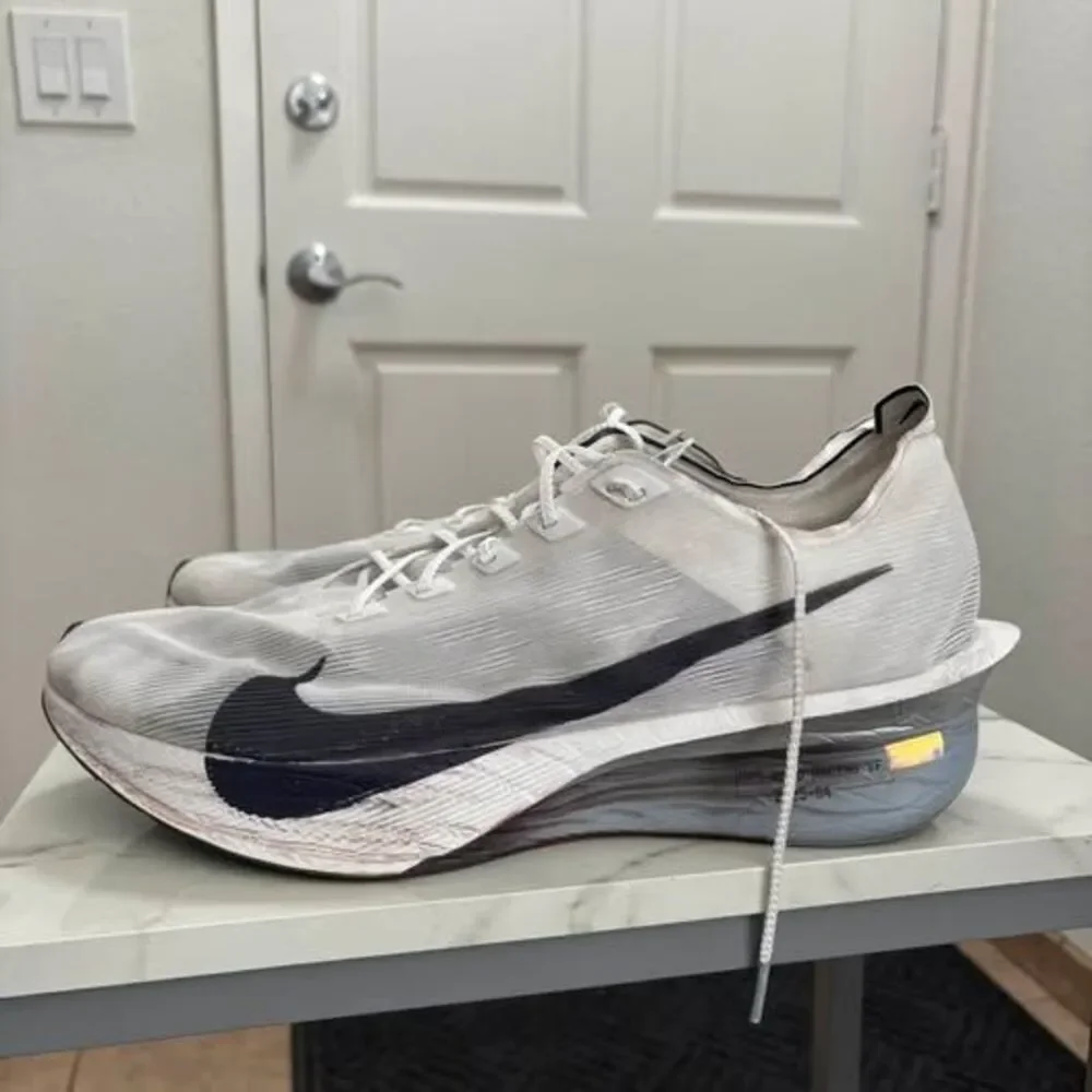 Nike Vaporfly 3 Running Shoes Size 15 White Grey Mesh